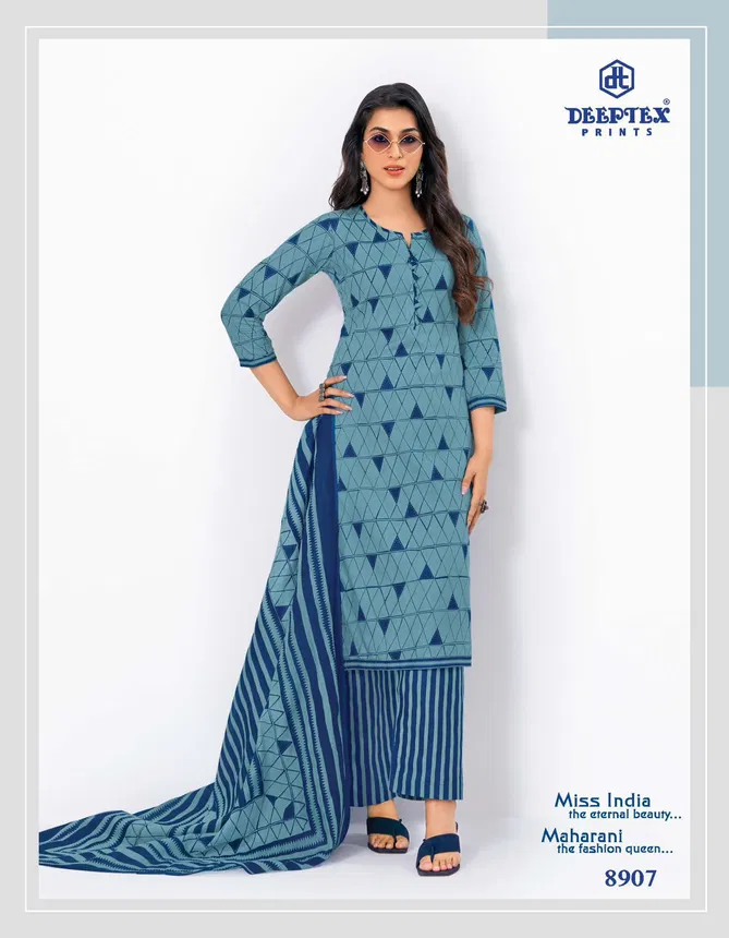 Miss India Vol 89 By Deeptex Cotton Printed Dress Material Suppliers In India